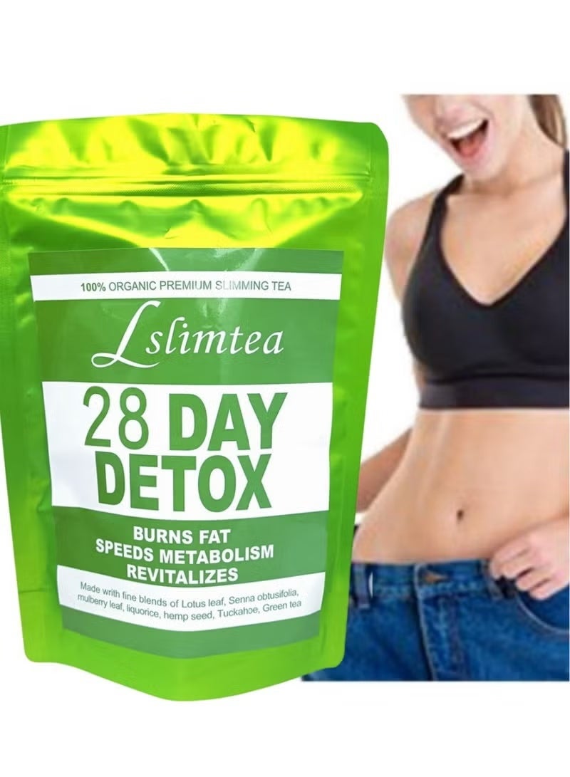 Wins Town 28-Day Organic Weight Loss Tea: Promotes Fat Digestion and Absorption, Aids Bowel Movement, Supports Stomach Health, Helps Digestion, Reduces Accumulation of Abdominal Fat - Image 3