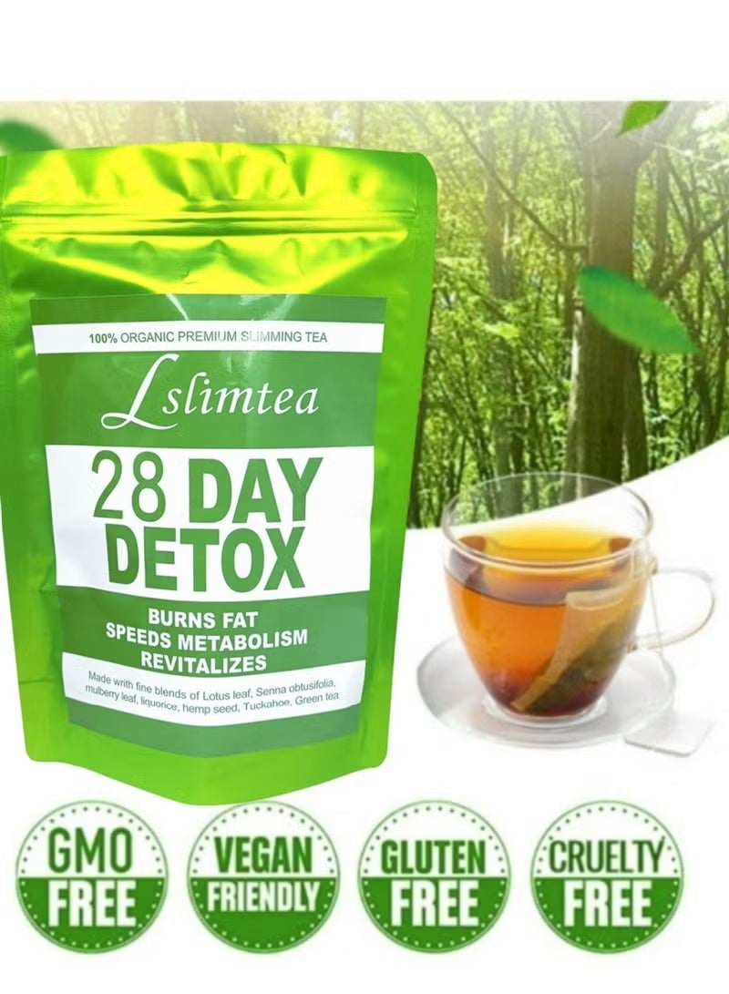 Wins Town 28-Day Organic Weight Loss Tea: Promotes Fat Digestion and Absorption, Aids Bowel Movement, Supports Stomach Health, Helps Digestion, Reduces Accumulation of Abdominal Fat - Image 4