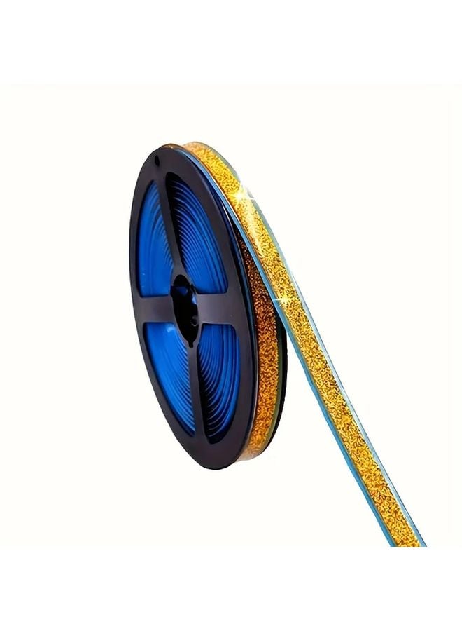 Yellow Waterproof Self Adhesive PVC Sealant Tape for Kitchen Bathroom Countertop Bathtub - Image 1