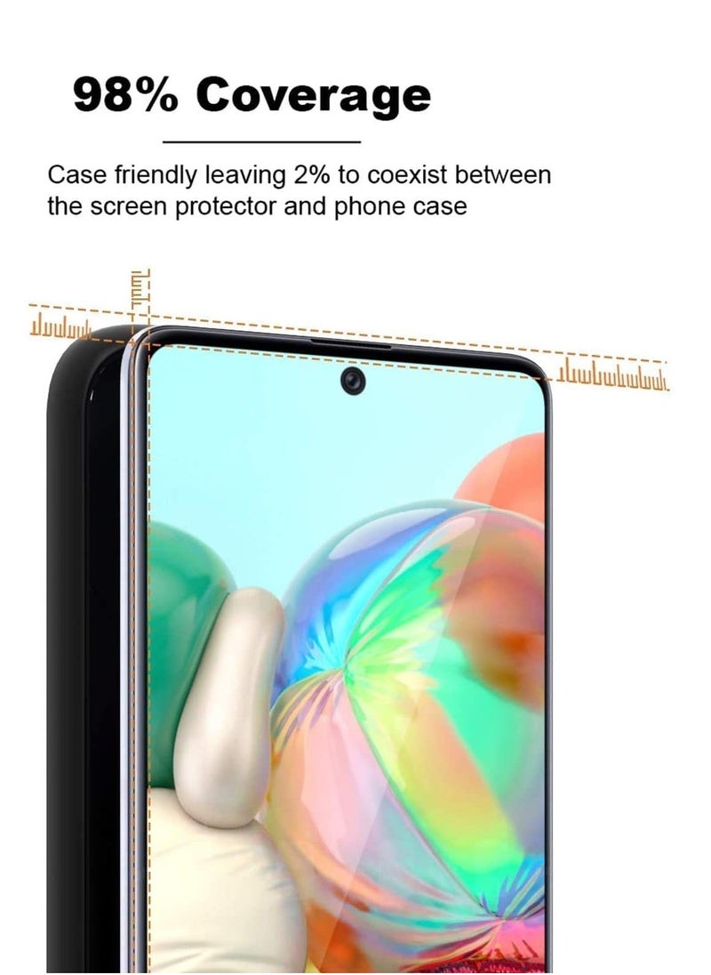 vesus Samsung Galaxy A53 5G / A52s / A52 / A51 / S20 FE / M31s Screen Protector Tempered Glass Full Glue Edge-to-Edge Protector - Image 4