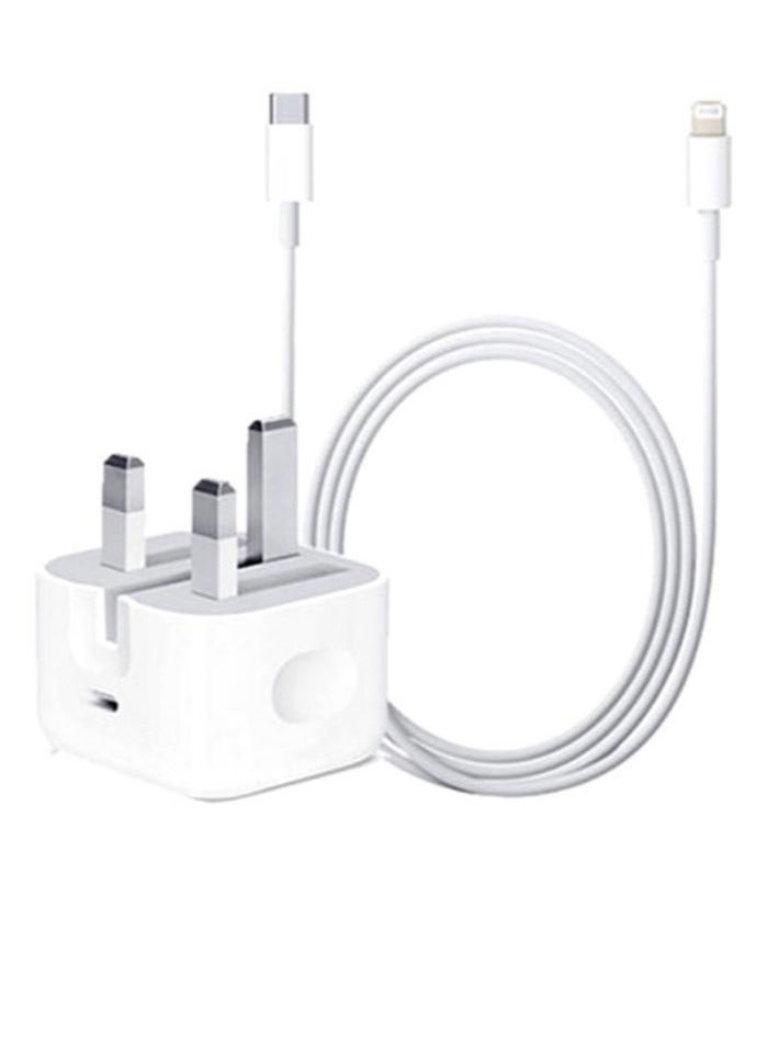 Charger with iPhone cable for iPhone 14pro - Image 1