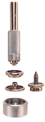 General Tools General Tools 1267 Screw Snap Fastener Kit with 6 Fasteners,Silver  - Image 1