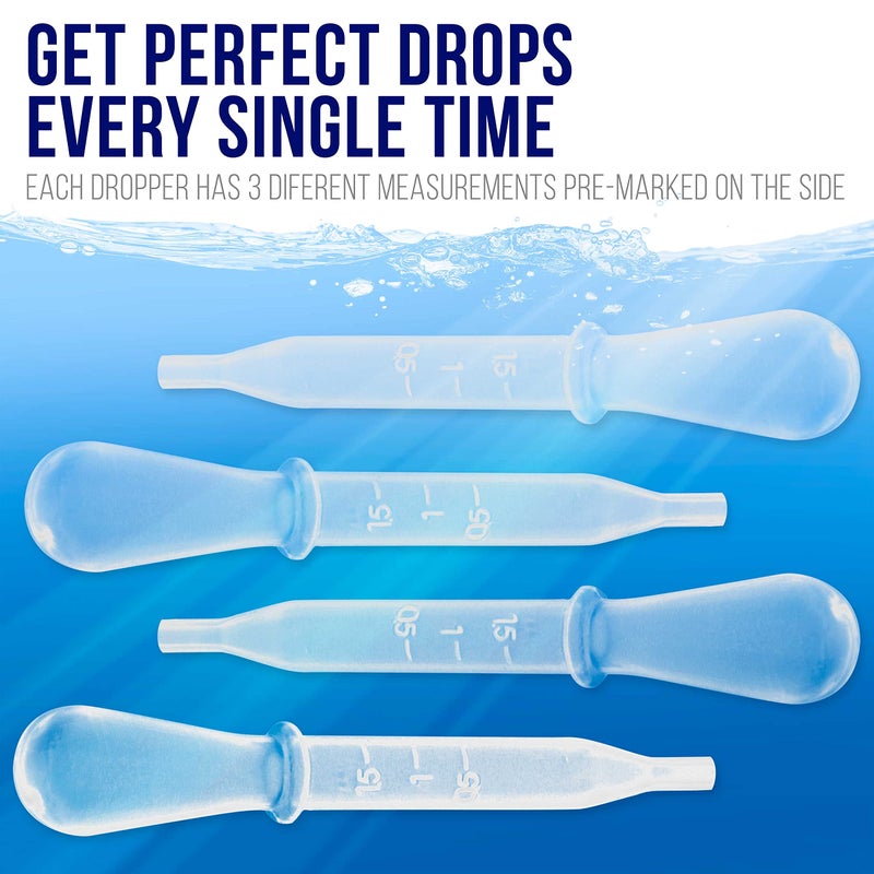 Master AirbrushÂ® Brand 100 Pipette Eyedroppers for Liquid Transfer and Airbrush Paint - Image 3