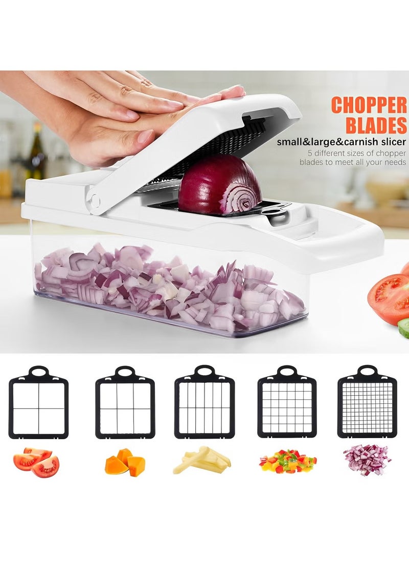 ELFSA - 22-Piece Multifunctional Vegetable Chopper Cutter Slicer And Dicer Tool - Image 1