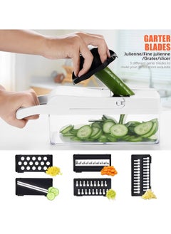 ELFSA 22-Piece Multifunctional Vegetable Chopper Cutter Slicer And Dicer Tool  - Image 5