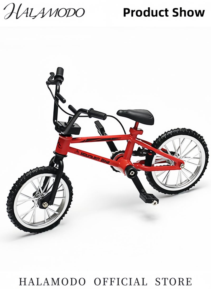 HALAMODO Kid's Mini Finger Bike with Brake Rope Mountain Bike Toys Excellent Functional Miniature Toys Finger Bicycle Bike Model Collections Creative Game Toy Gift for Boys & Girls  - Image 2