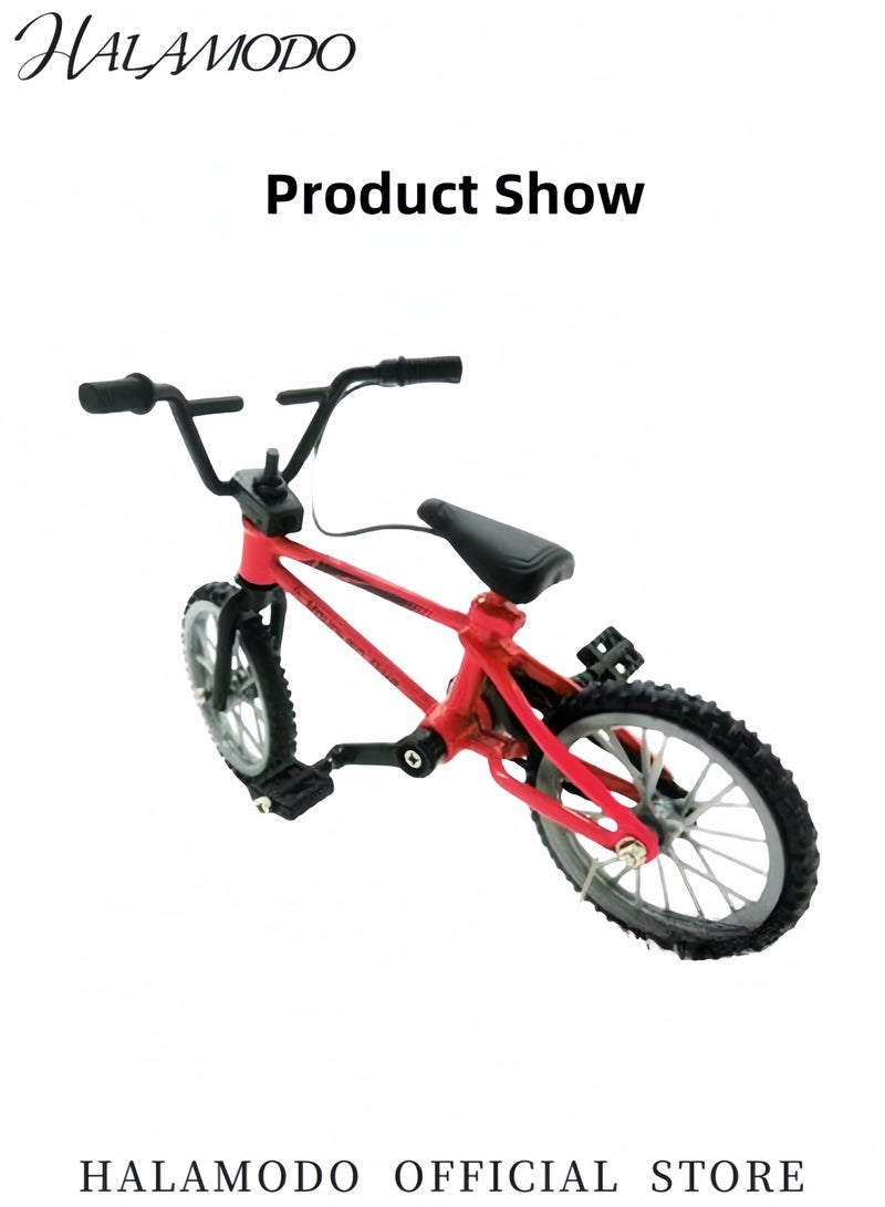 HALAMODO Kid's Mini Finger Bike with Brake Rope Mountain Bike Toys Excellent Functional Miniature Toys Finger Bicycle Bike Model Collections Creative Game Toy Gift for Boys & Girls  - Image 4