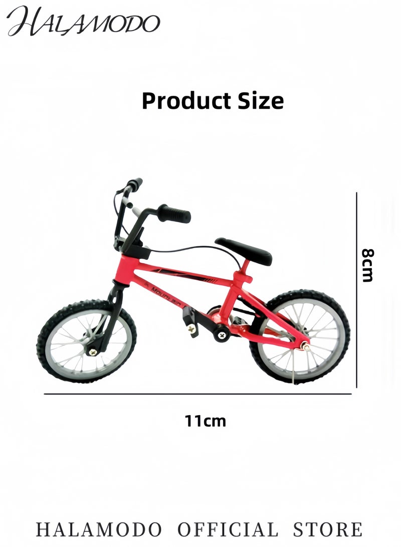 HALAMODO Kid's Mini Finger Bike with Brake Rope Mountain Bike Toys Excellent Functional Miniature Toys Finger Bicycle Bike Model Collections Creative Game Toy Gift for Boys & Girls  - Image 5