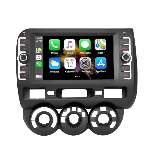 GOJOHO Android 15 Car Stereo for Honda Fit Jazz 2004-2007, 8 Inch IPS Touch Screen, 4GB+64GB, Wireless/Wired CarPlay Android Auto, DSP, GPS, Bluetooth, Backup Camera Included - Image 1