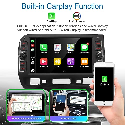 GOJOHO Android 15 Car Stereo for Honda Fit Jazz 2004-2007, 8 Inch IPS Touch Screen, 4GB+64GB, Wireless/Wired CarPlay Android Auto, DSP, GPS, Bluetooth, Backup Camera Included - Image 5