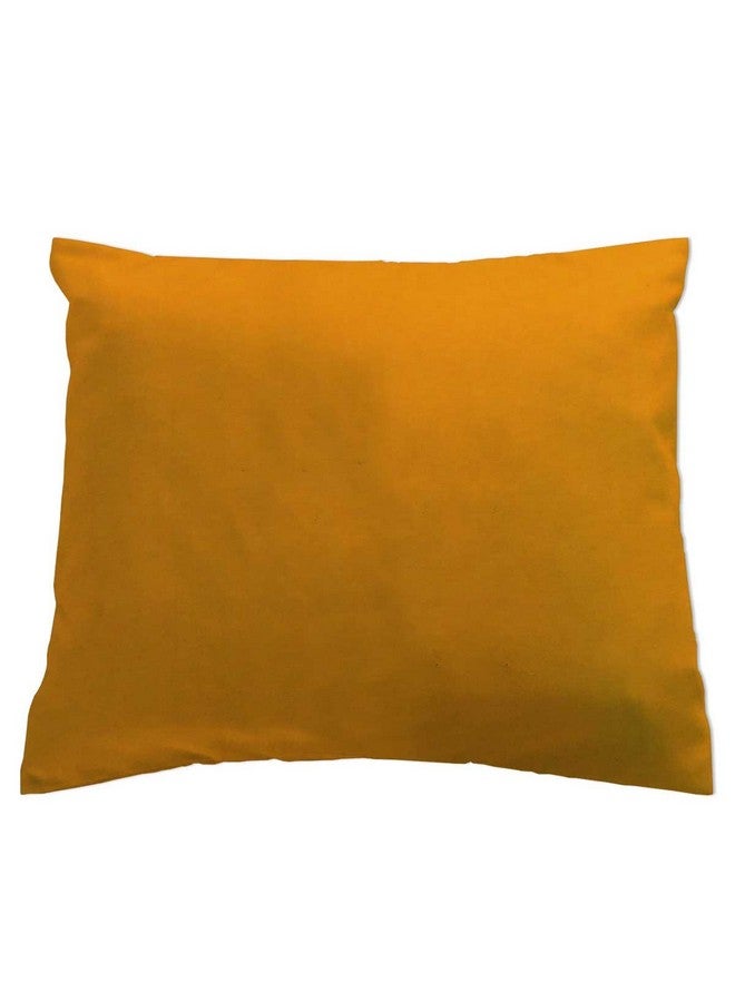 SHEETWORLD.COM SheetWorld Comfy Travel Pillow Case - 100% Soft Cotton Jersey Knit - Orange - Made in USA - Image 1
