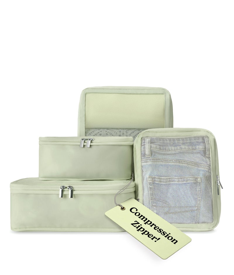 Vandel Space-Saving Compression Packing Cubes for Women, Men, Compressible Carry On Suit Case Organizer Luggage Packing Cubes for Travel Organizer Bags for Luggage and Backpacks, Suitcase Cube - Image 1