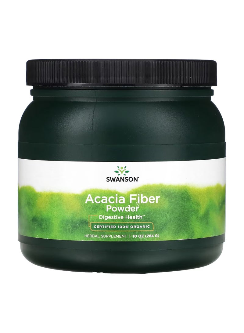 سوانسون، مسحوق ألياف الأكاسيا، 10 أونصة (284 جم)