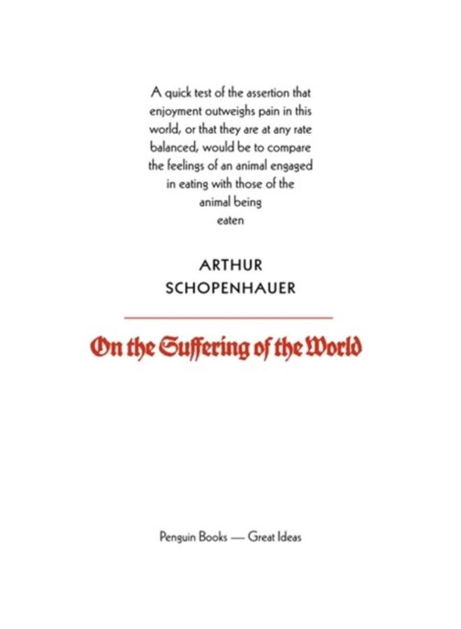 On the Suffering of the World 