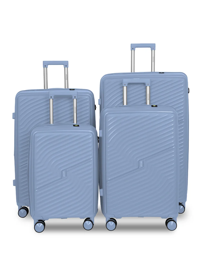 PARAJOHN Para John 4 Piece Travel Luggage Set – ABS Hard Case Suitcases with 360° Wheels, Telescopic Handle & Built-in Lock (20”, 24”, 28”, 32”)