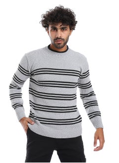 Wool Mens Pullover With Multi Design