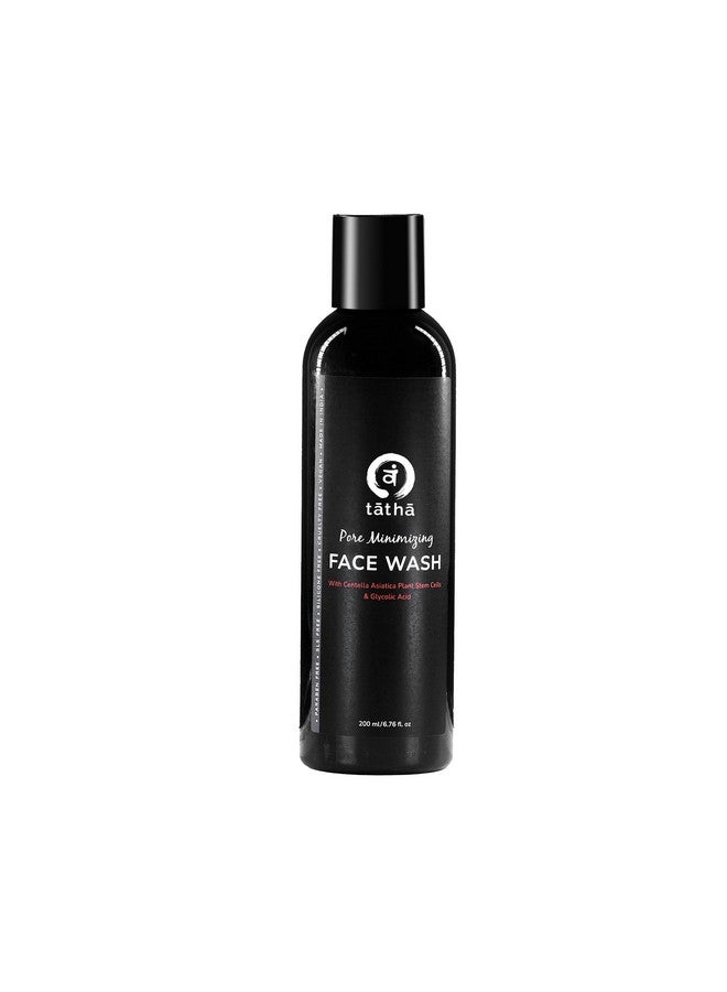 Tatha Pore Minimizing Face Wash with Glycolic Acid, Niacinamide & Plant Stem Cells | Reduces Pores, Dead Skin & Pigmentation | Sulphate & Paraben Free | For Oily & Acne-Prone Skin | 200ml - Image 1