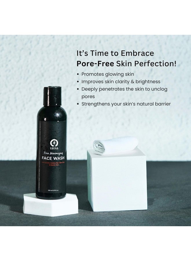 Tatha Pore Minimizing Face Wash with Glycolic Acid, Niacinamide & Plant Stem Cells | Reduces Pores, Dead Skin & Pigmentation | Sulphate & Paraben Free | For Oily & Acne-Prone Skin | 200ml - Image 2