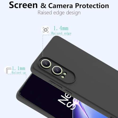 Winble Back Cover for OnePlus Nord CE 4 Lite 5G Back Cover Case - Soft Flexible Silicon, Matte Finish, Black - Image 5