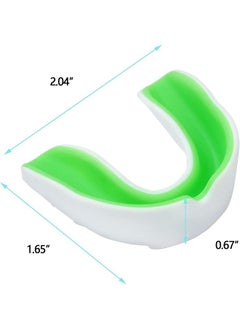 Arabest 5 Pack Youth Mouth Guard Sports Mouth Guard Mouthguard Gumshield for Kids Double Colored Kids for Football Basketball Boxing MMA Hockey with Free Case  - Image 3