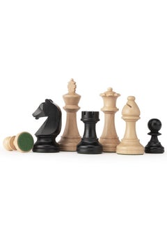 Premium Triple Weighted Staunton Wooden Chess Pieces W/ 2 Extra Queen - King Height 3.75"/9.5Cm / 2 Storage Bags - pzsku/Z1FD7BBC7001952F4473CZ/45/_/1732788373/ad26bd2c-c9e0-47ba-9f05-df583cbe7706