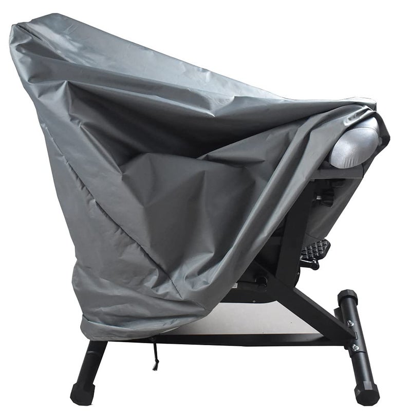 Mini Lustrous Exercise Bike Cover for Indoor Cycling & Home Gym Workout, Gray - Image 1