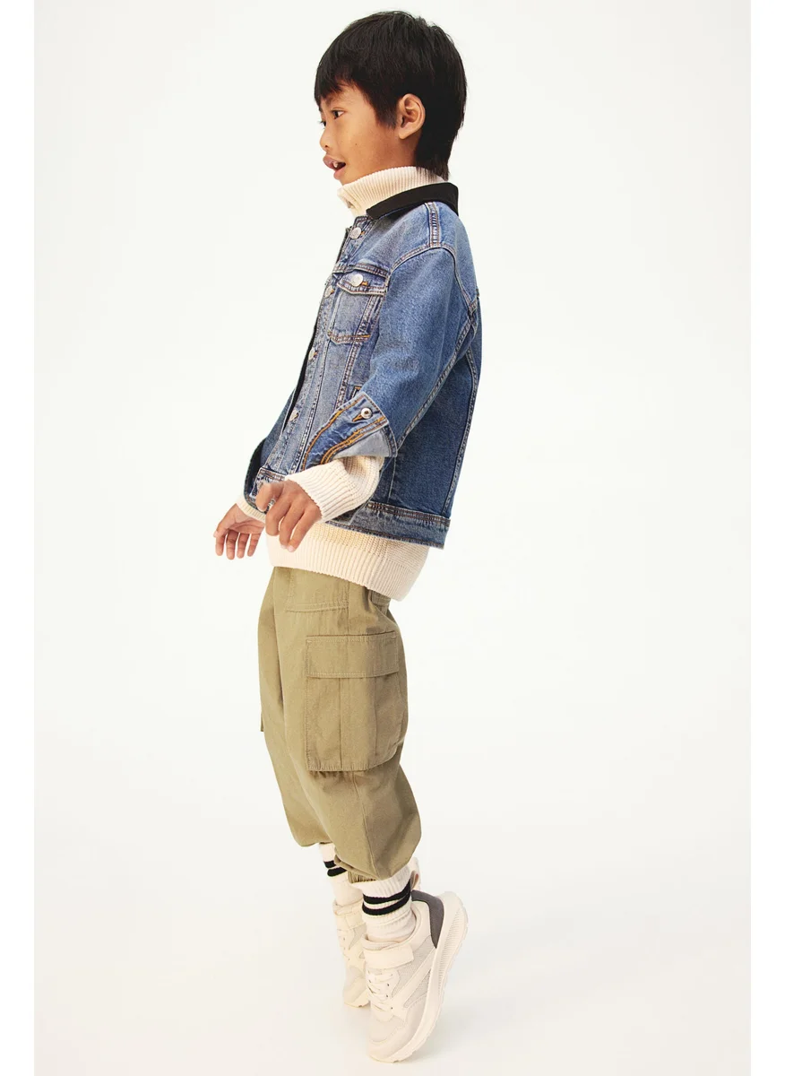 H&M Cotton Cargo Trousers