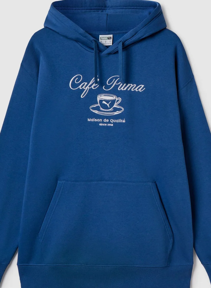 PUMA Cafe Fleece Hoodie