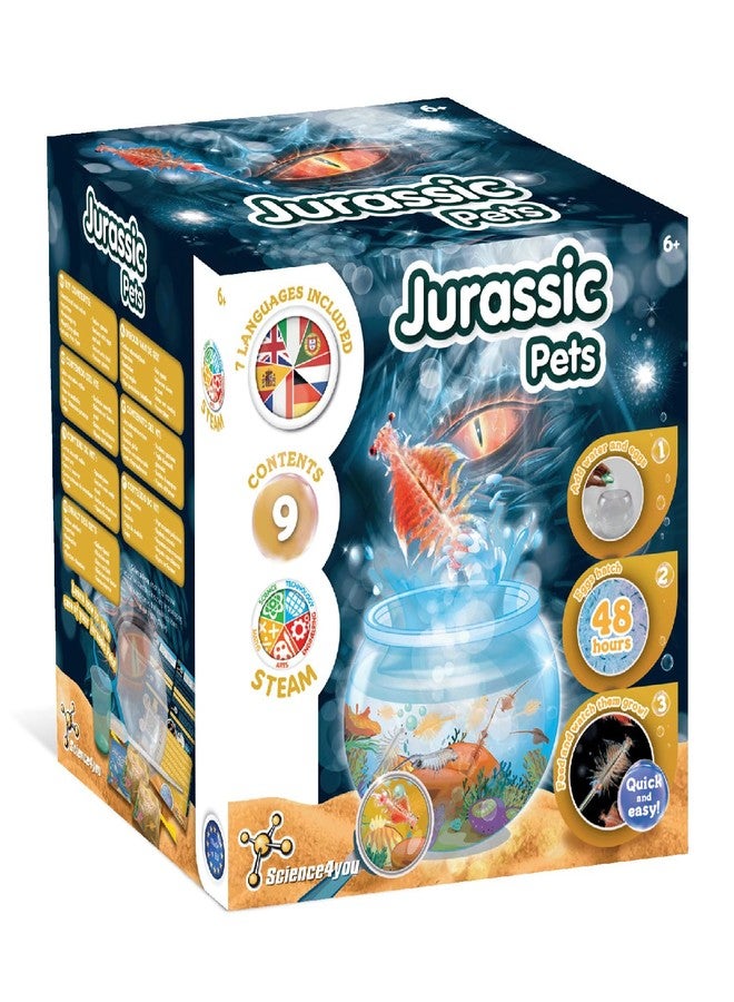 Science4you Jurassic Pets (Triops Family) - Water Dragons Kit, Grow Your Own Aquatic Sea Creatures, Science Kits for Kids Age 6+, Toys and Games, Gifts for 6+ Year Old Boys and Girls - Image 1