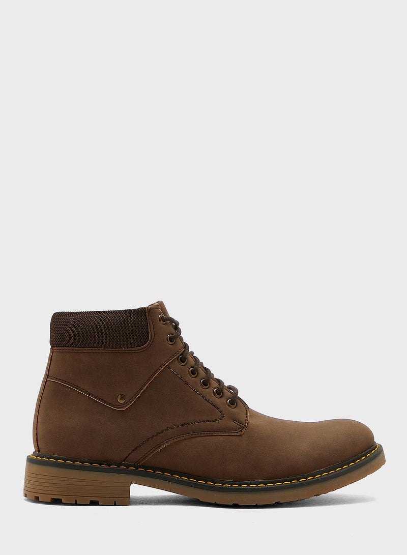 Robert Wood Casual Nubuck Boots - Image 1