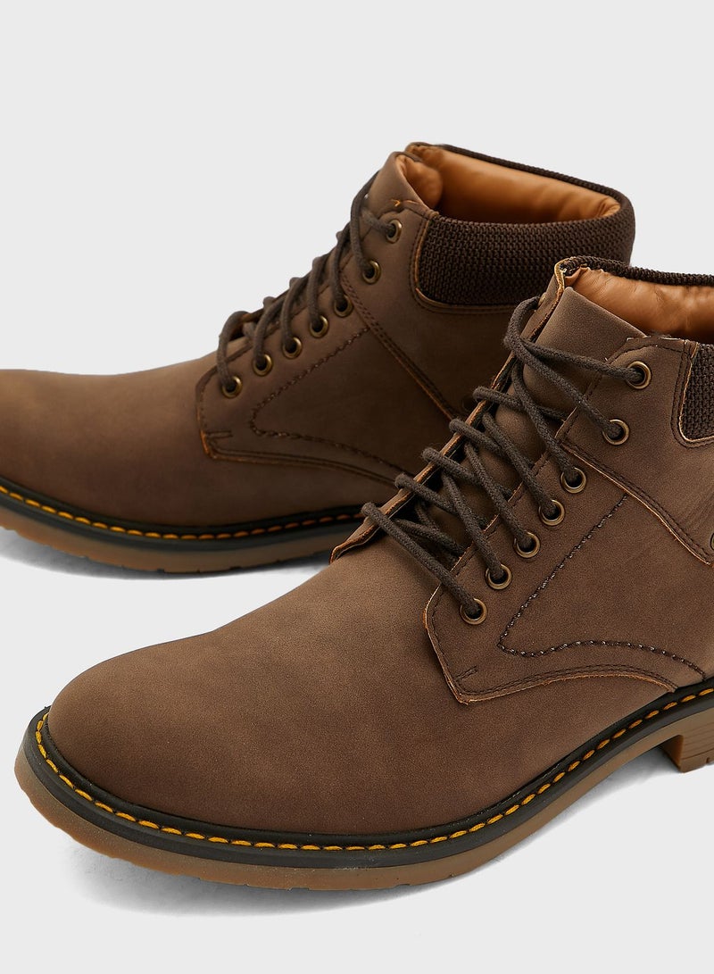 Robert Wood Casual Nubuck Boots - Image 4