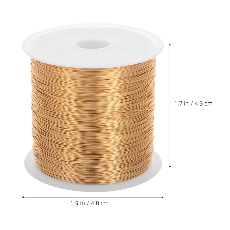 Yarn 0.3mm 100m Copper Wire Roll for Jewelry Bracelet Making Beading Supply - Image 3