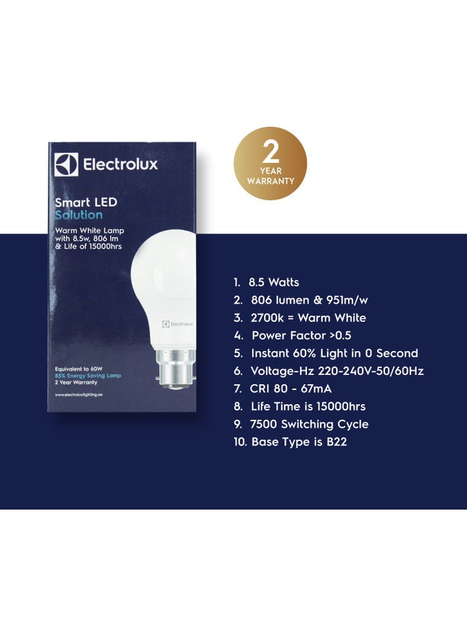 الكترولوكس مصباح LED ذكي بقوة 8.5 واط - Image 5