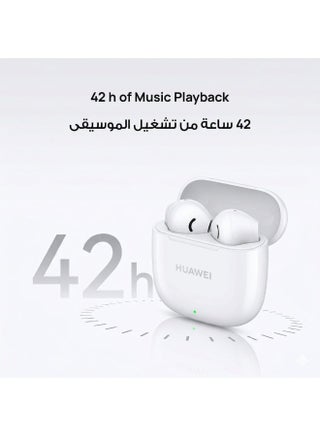 HUAWEI FreeBuds SE 3 True Wireless Earbuds, Bluetooth 5.4, 42-Hour Battery Life, 3-Hour Listening on 10-Min Charge, Lightweight & Compact, IP54 Splash Resistant, iOS & Android Compatible, White White - view 5