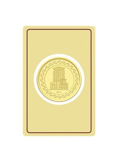 FK Jewellers 20g Gold Coin with Flower & UAE Heritage Building Design - 20 Grams 24KT 999.9 Purity  - Image 3