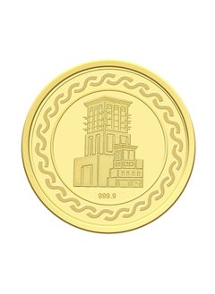 FK Jewellers 20g Gold Coin with Flower & UAE Heritage Building Design - 20 Grams 24KT 999.9 Purity  - Image 5