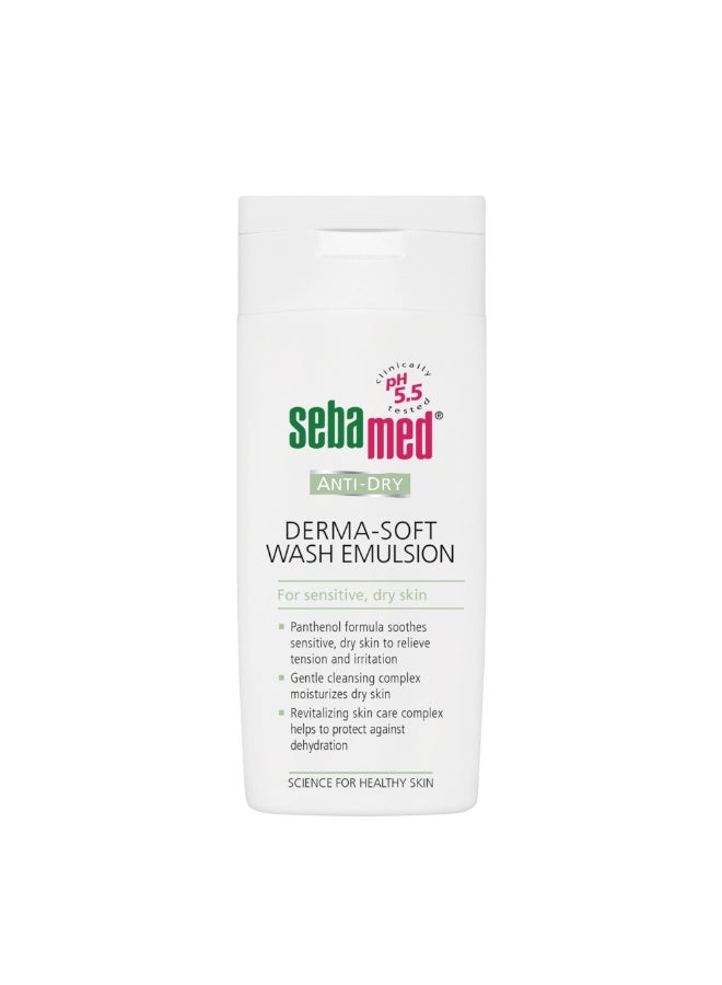 Sebamed Derma-Soft Wash Emulsion I 200ml - Image 1