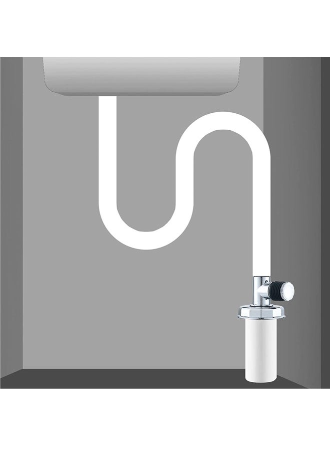 Drain Pipe Floor Drain Connector  Durable and Non Slip Three Way Downpipe Interface Washing Machine Drain Pipe Floor Drain Connector - Image 3