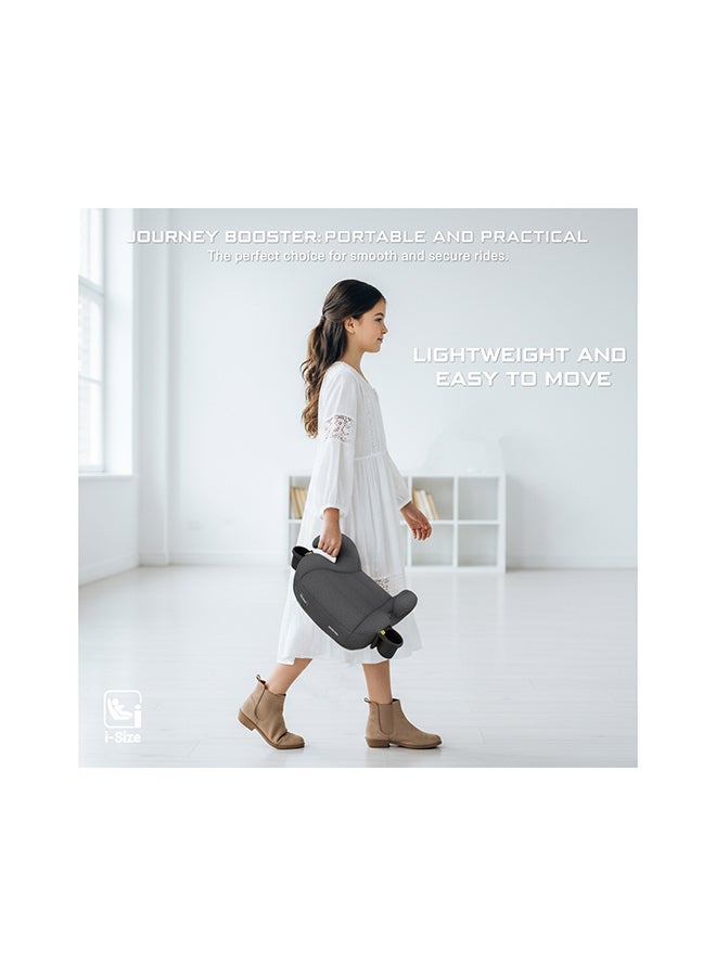 نيوبريز مقعد معزز للأطفال بدون ظهر، مبطن مزدوج، مدمج وخفيف الوزن للسفر، مسند ذراع، حامل أكواب، للأطفال من - سنة، - كجم - Image 4