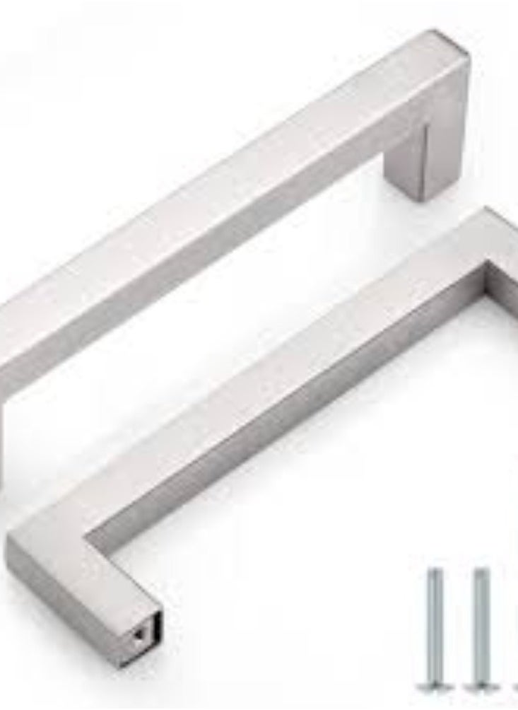 KNP - KNP Cabinet Pull Handles 10x10x160mm Pack of 2 Elevate the look of your cabinetry with this pack of 2 cabinet pull handles each measuring 10x10x160mm. - Image 1