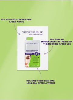 SKIN REPUBLIC Skin Republic Clear Skin Pore Refining Anti Spot and Acne Face Mask 25ml - Pack Of 3  - Image 5