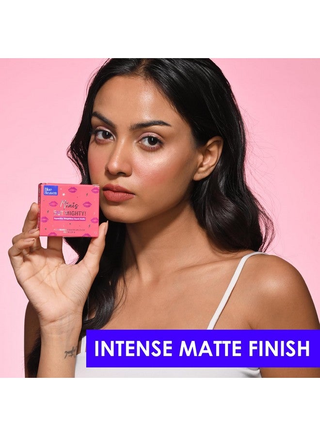 بلو هيفن أحمر شفاه سائل خفيف الوزن من Blue Heaven Minis But Mighty Hyperstay من Majestic Diva - Image 3