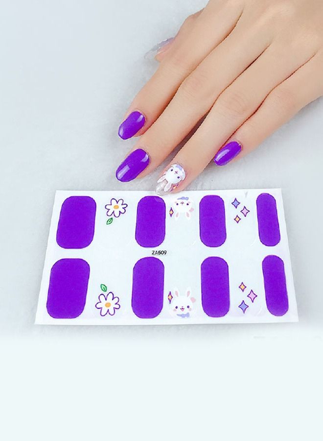 14-Piece Fashion Nails Stickers