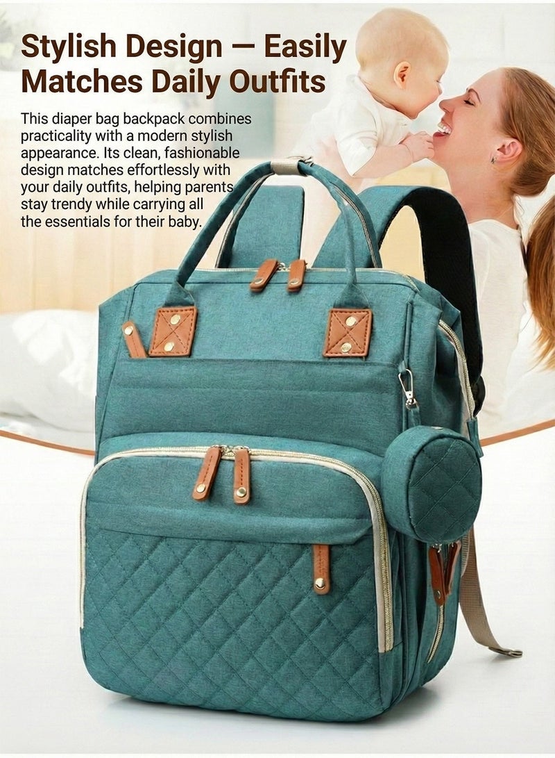 YOONISPRO Diaper Bag Backpack, Large Capacity Waterproof Baby Diaper Bag for Moms, Multifunction Travel Maternity Backpack with USB Port, Stylish Mommy Changing Bag for Outdoor Use - Image 1