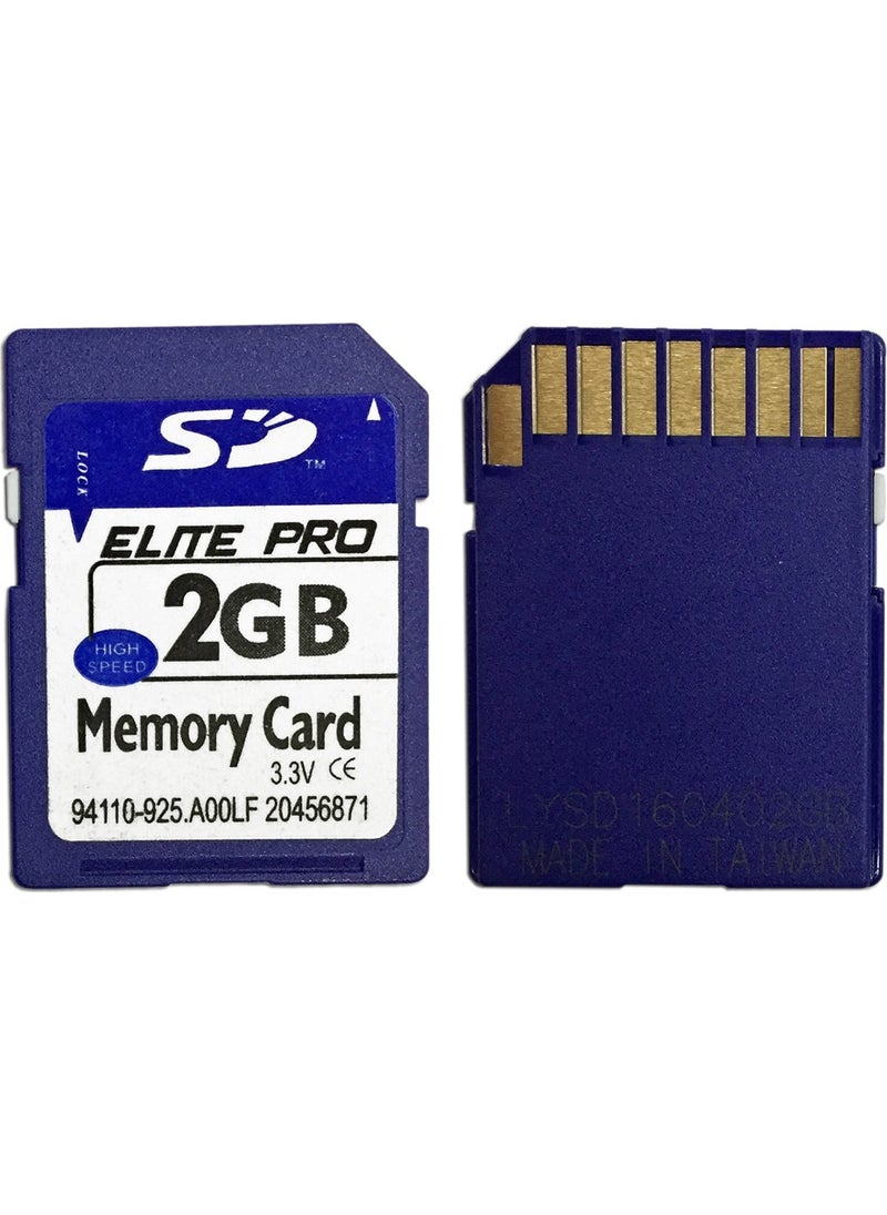 Elite Pro - 2GB Sd Memory Card 2 GB Sd Card Elitepro (Open Package) Guaranteed - Image 1