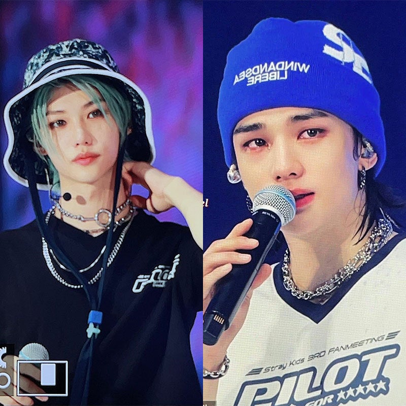 Stray Kids 3RD FM 5STAR Hoodie Sweatshirt Fleece-White - Image 5