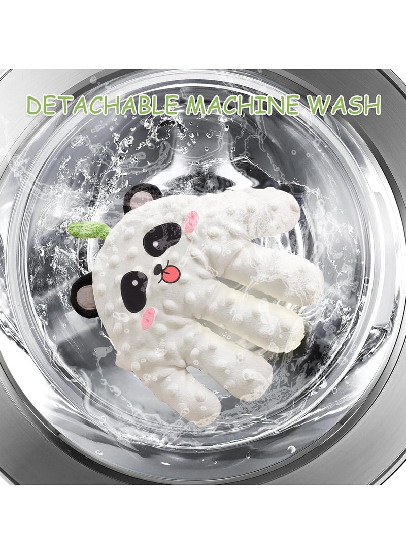 INSIJAM Baby Patting Sleeping Toy Baby Soothing Palm Baby Startle Prevention Hand Glove Cute Cartoon Automatic Baby Soothing Palm with Remote Control Baby Soothing Hand Pillow - Image 4