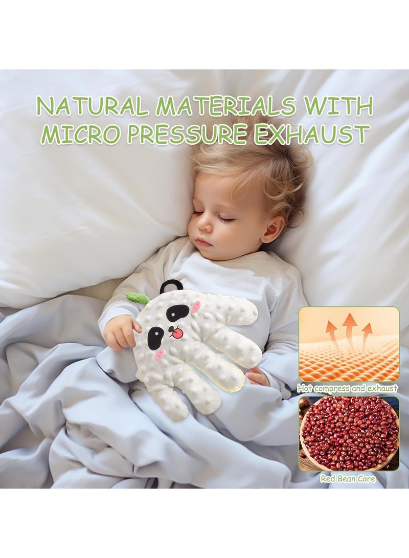 INSIJAM Baby Patting Sleeping Toy Baby Soothing Palm Baby Startle Prevention Hand Glove Cute Cartoon Automatic Baby Soothing Palm with Remote Control Baby Soothing Hand Pillow - Image 2