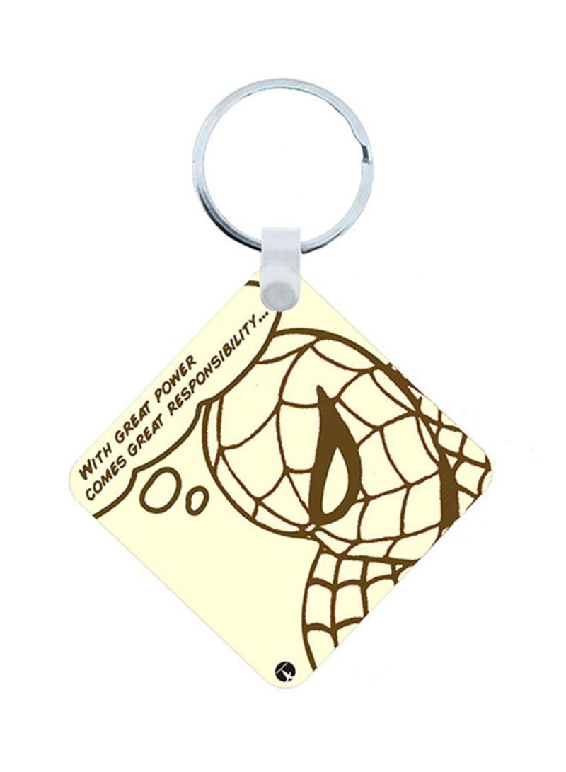 RKN Spiderman Wooden Keychain