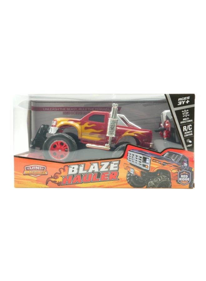 Mini Machines Mini R/C 1.64 Blaze Hauler Usb Ch. (Yellow/ Black) | Multi Directional | R/C Remote Control | USB Charging | Age 3+ - Image 3